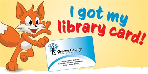 Get a Library Card | Greene County Public Library