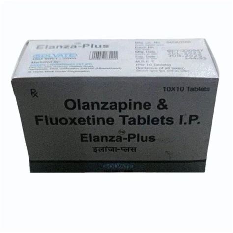 Elanza Plus Olanzapine Fluoxetine Tablets At Rs 144 95 Box Bhopal