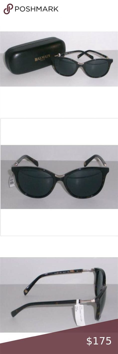 Stylish Balmain Tortoise Cat Eye Sunglasses