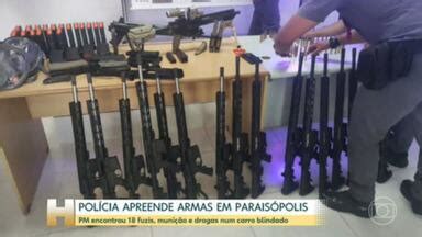 Jornal Hoje PM apreende armamento pesado na favela de Paraisópolis