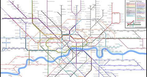 Tube And Rail Map Of London ~ CINEMERGENTE