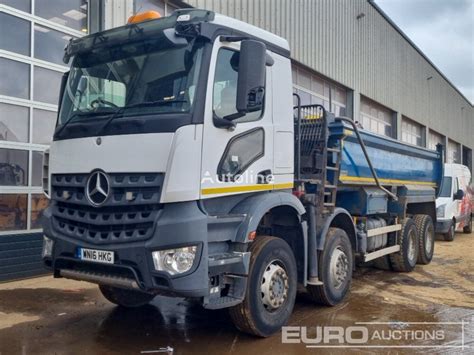 Acquista Camion Ribaltabile Mercedes Benz 2016 Mercedes 32 Ton Tipper