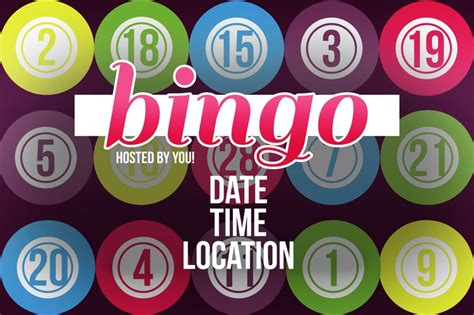 Bingo Invitation/Flyer printable | Etsy