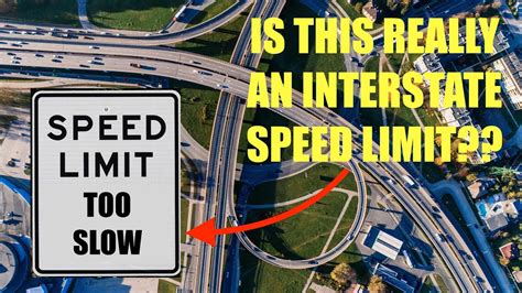 The Us Highways With The Lowest Interstate Highway Speed Limits Youtube