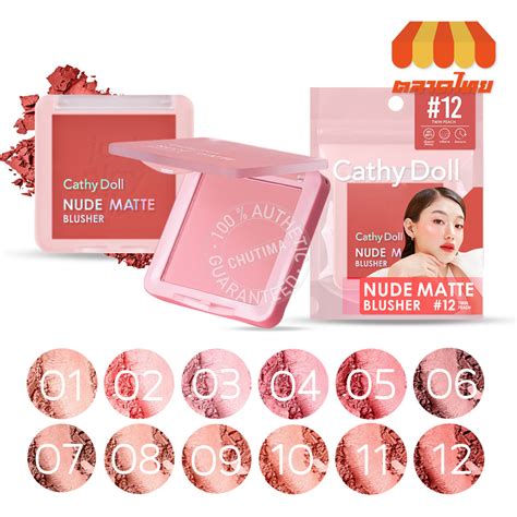 Blush Cathy Doll Nude Matte Blusher 6 G Shopee Philippines