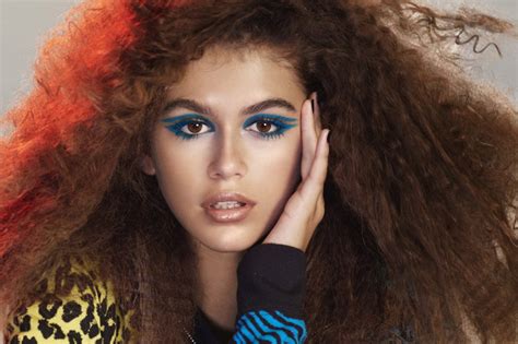 Kaia Gerber Brunette Woman Face Model Brown Eyes Models P