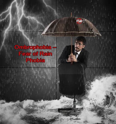 Ombrophobia Fear Of Rain Phobia