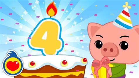 Hoy es tu cumpleaños - 4 Años 🥳 ¡Feliz Cumpleaños! ♫ Plim Plim ♫ Canciones Infantiles Chords ...