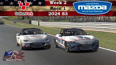 Advanced Mazda MX 5 Cup Series Oulton Park Circuit IRacing Road