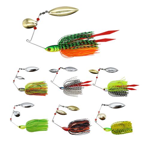Mycena 16G & 18G & 21G spinner köder Bass jig Geschwätz köder angeln ...