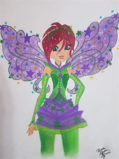 Tecna's Season 8 Transformation (My concept drawing of her "Starlix") | Winx Club Amino