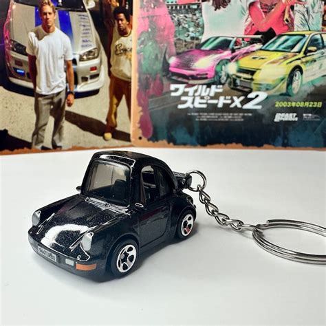 Porsche Hot Wheels Keychain Etsy