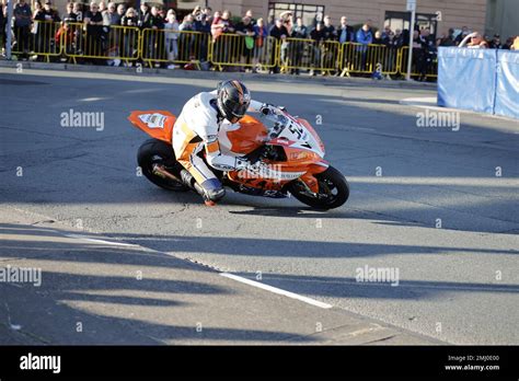 Isle Of Man Tt Parliament Square Practice Stock Photo Alamy