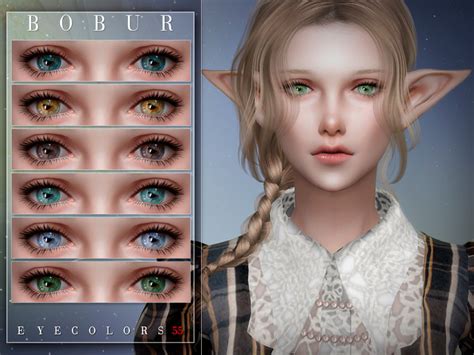 Eyecolors 55 By Bobur Created For The Sims 4 Emily Cc Finds