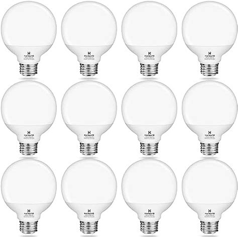 Hansang Pack Bathroom Light Bulbs K Daylight Led Globe Light