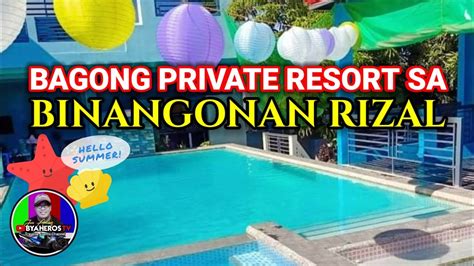 Affordable Newly Opened Private Resort In Binangonan Rizal Youtube