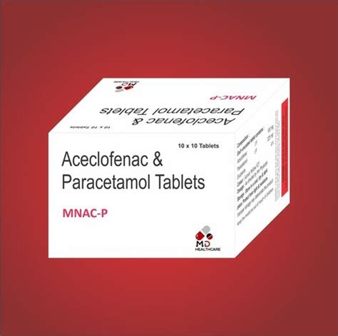 Aceclofenac Paracetamol Tablet Keep It In Dry Place At Best Price In