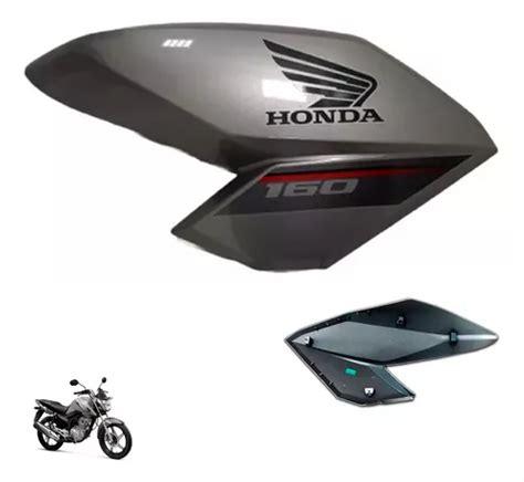 Carenagem Asa Direita Fan 160 2016 Cinza Original Honda