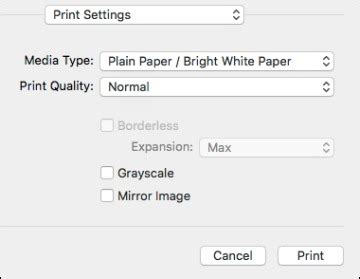 Printing Your Document or Photo - Mac