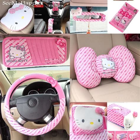 Buy Pink Hello Kitty Car Styling Car Seat Interior Accessories Hello Kitty Car