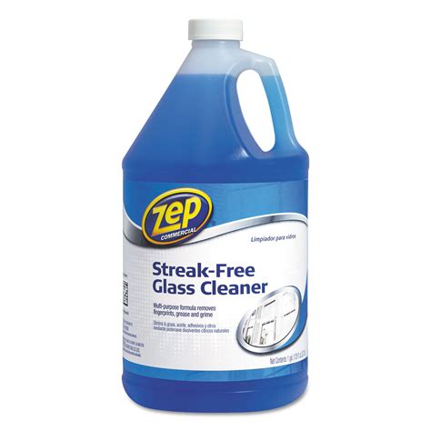 Zep Commercial Streak Free Glass Cleaner Pleasant Scent Gal