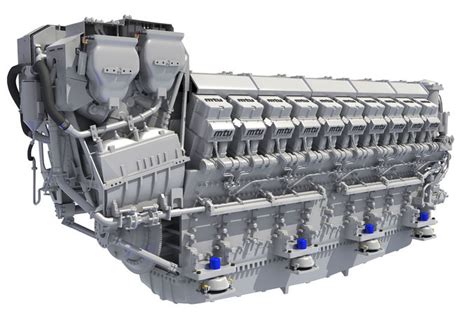 V20 Propulsion Diesel Engine 3D model | CGTrader