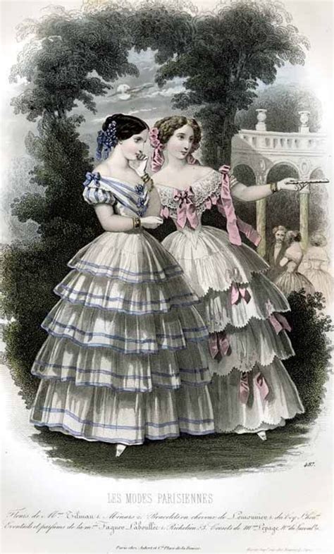 Vintage Victorian Costume Timeline Fashion Illustration Vintage