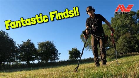 Minelab Equinox 800 Metal Detector In Pasture Grass Lots Of Finds