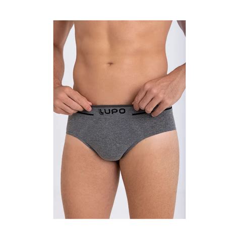 Cueca Slip Sem Costura Lupo Cód 624 003