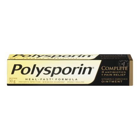 Polysporin Complete Antibiotic Ointment, Heal-Fast Formula 30 g - DRUG MART