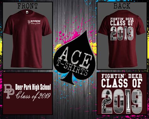 Deer Park High School Class of 2019 - Ace T-shirts