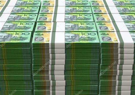 Australian Dollar Notes Pile Stock Photo Albund 50876583