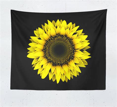 A Yellow Sunflower On A Black Background Is Featured In This Photo