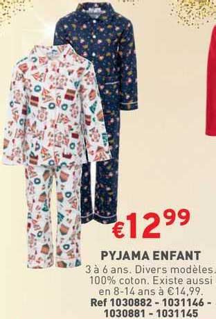 Promo Pyjama Enfant Chez Trafic ICatalogue Fr