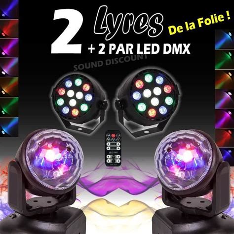 Jeux De Lumieres Lyres Projecteurs Parled Pa Dj Mix Sono Bar