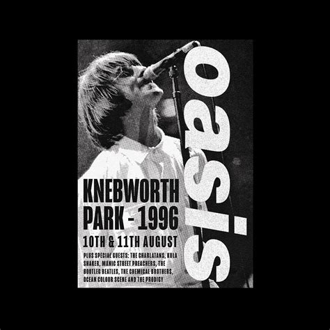 Oasis Knebworth A Poster Etsy Uk