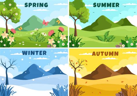 22900 Four Seasons Stock Illustrations Royalty Free Vector Graphics