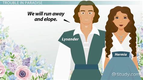 Lysander & Hermia in A Midsummer Night's Dream: Relationship, Love ...