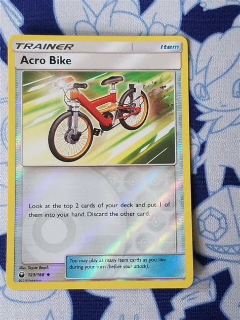 Pokemon Acro Bike 123 168 SM Celestial Storm Reverse Holo Uncommon M NM