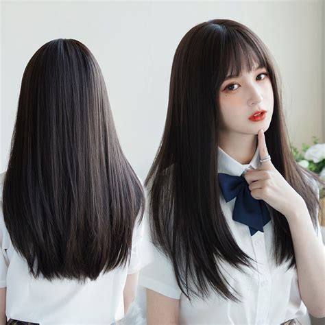 Jual WIG DAILY AKEMI PONI LURUS MEDIUM OVAL 50cm Rambut Palsu Wanita