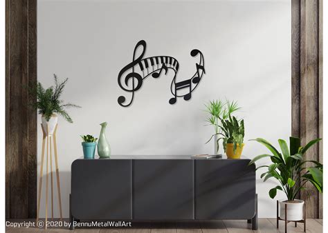 Metal Music Note Wall Art Metal Music Notes Wall Decor Music Etsy Uk