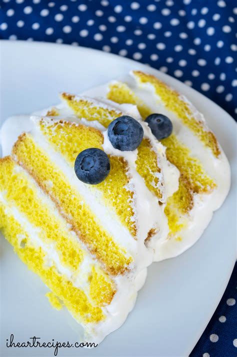 Lemon Ice Cream Cake I Heart Recipes