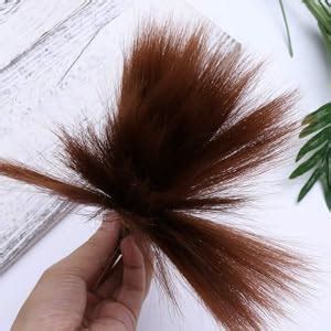 Amazon Heallily Pcs Straight Synthetic Doll Hair Wefts Doll Diy