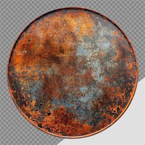 Premium Psd Rusty Metal Plate Png Isolated On Transparent Background