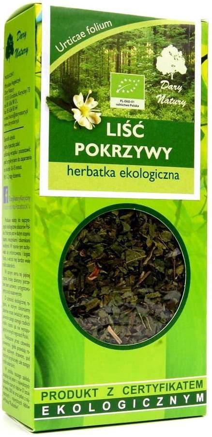 Pokrzywa liść pokrzywy Ekologiczna Herbata 25 g Dary Natury sklep