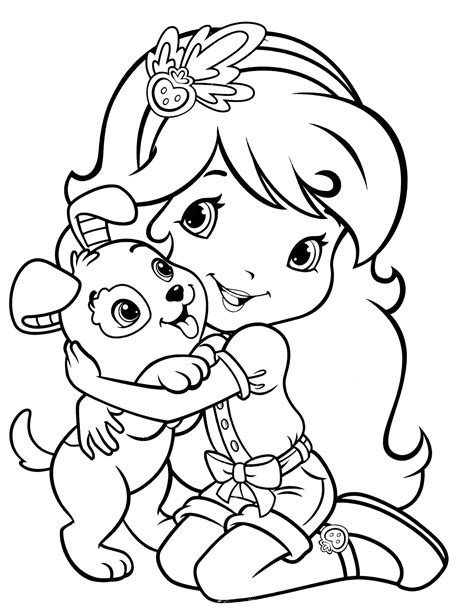 Strawberry Shortcake Coloring Pages Printable