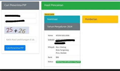 Cek Nik Nisn Sekarang Data Siswa Penerima Pip Kemdikbud 2024 Oktober