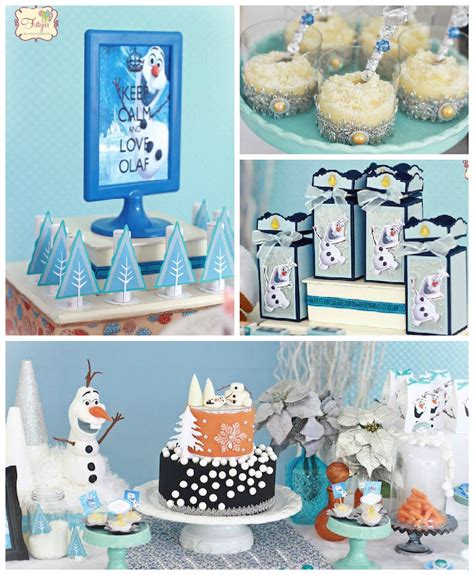 Kara's Party Ideas Olaf Frozen themed birthday party via Kara's Party Ideas KarasPartyIdeas.com ...