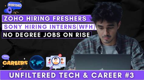 Fresher Job Alert ZOHO Hiring 10 LPA CTC Sony Hiring Interns Remote