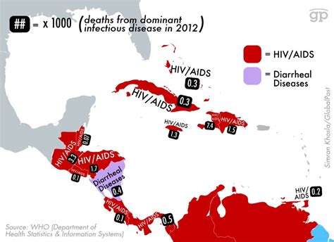 Don't Freak Out At This Map On Infectious Diseases In The World. It's ...